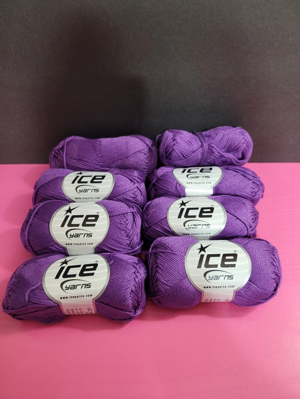 ICE Yarns 100% Mercerized Cotton Yarn Bundle Of 8 (1542)